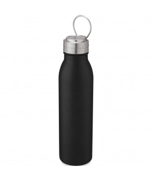 Bouteilles et gourdes - Bouteille d'eau Harper de 720 ml en acier inoxydable certifié RCS avec boucle métallique | PRINTECOM