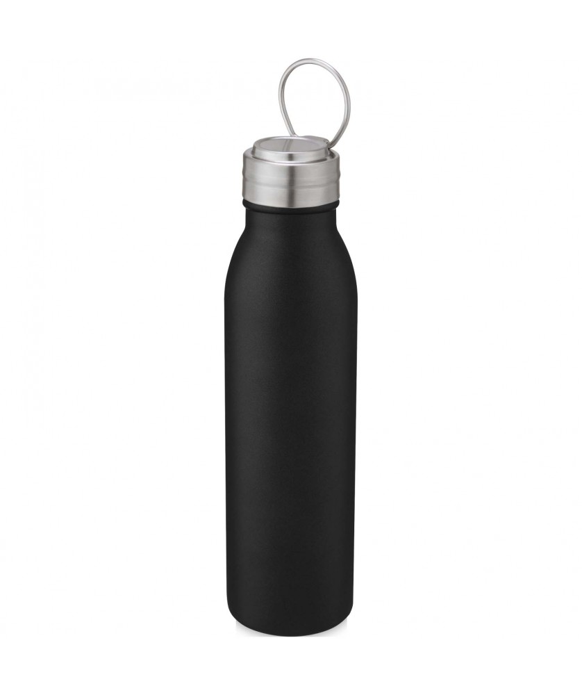 Bouteilles et gourdes - Bouteille d'eau Harper de 720 ml en acier inoxydable certifié RCS avec boucle métallique | PRINTECOM