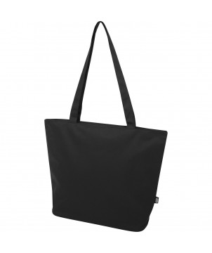 Sacs Shopping et Tote Bags - Sac shopping Panama de 20 L avec fermeture éclair recyclé certifié GRS | PRINTECOM
