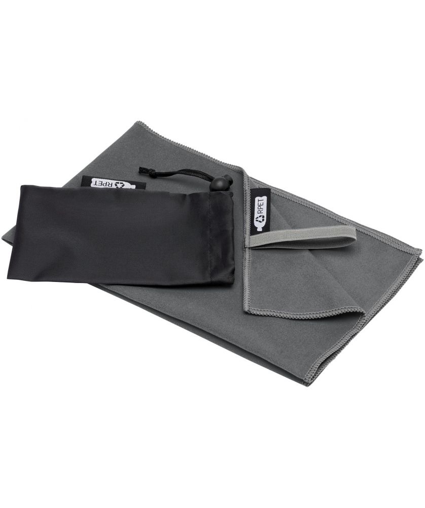 Serviette de sport personnalisée recyclée GRS Pieter 30x50 Serviettes publicitaire
