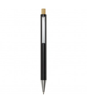 Stylos - Stylo bille en aluminium recyclé Cyrus (encre noire) | PRINTECOM