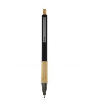 Stylo bille Darius en aluminium recyclé personnalisé (encre bleue) Stylos publicitaire