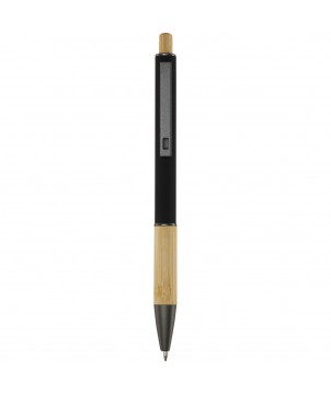 Stylos - Stylo bille en aluminium recyclé Darius (encre noire) | PRINTECOM