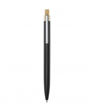 Stylos - Stylo bille en aluminium recyclé Nooshin (encre noire) | PRINTECOM