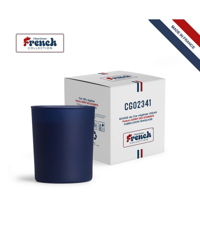 Bougie en verre 140g (30h) personnalisée Made in France Printécom - Objets et Supports Publicitaires publicitaire