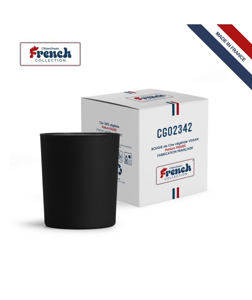 Bougie en verre 140g (30h) personnalisée Made in France Printécom - Objets et Supports Publicitaires publicitaire
