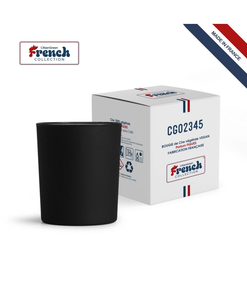 Bougie en verre 200g (50h) personnalisée Made in France Printécom - Objets et Supports Publicitaires publicitaire