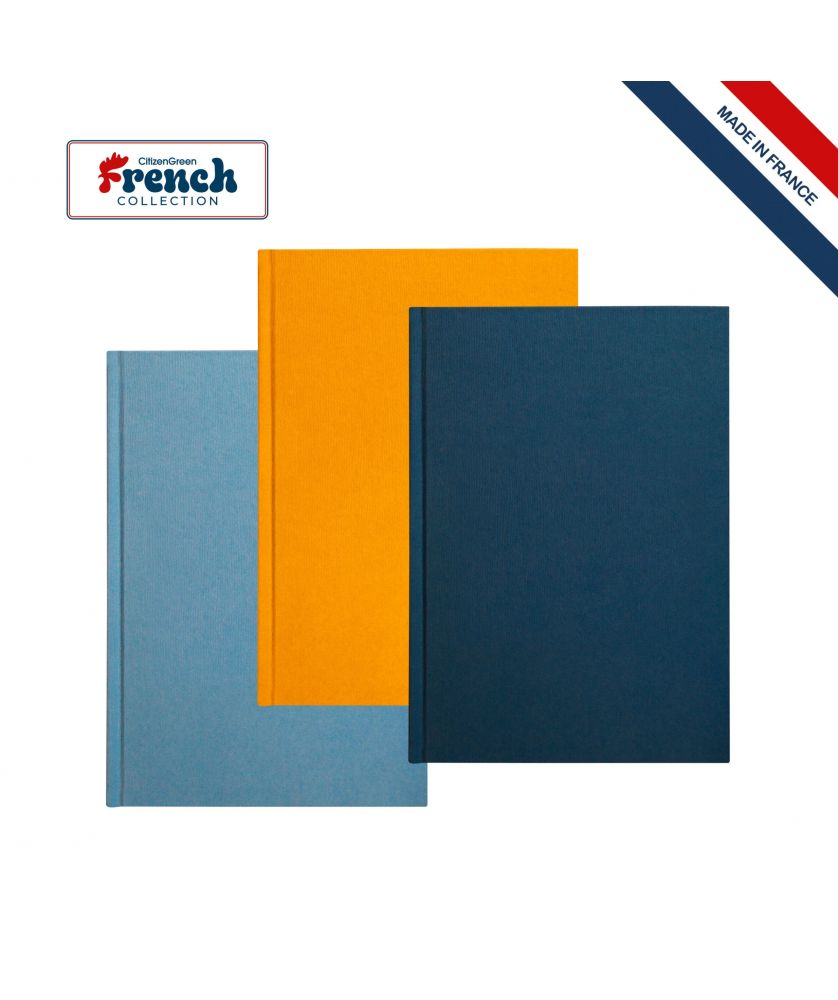 Carnet A5 couverture rigide script personnalisé Made in France Printécom - Objets et Supports Publicitaires publicitaire