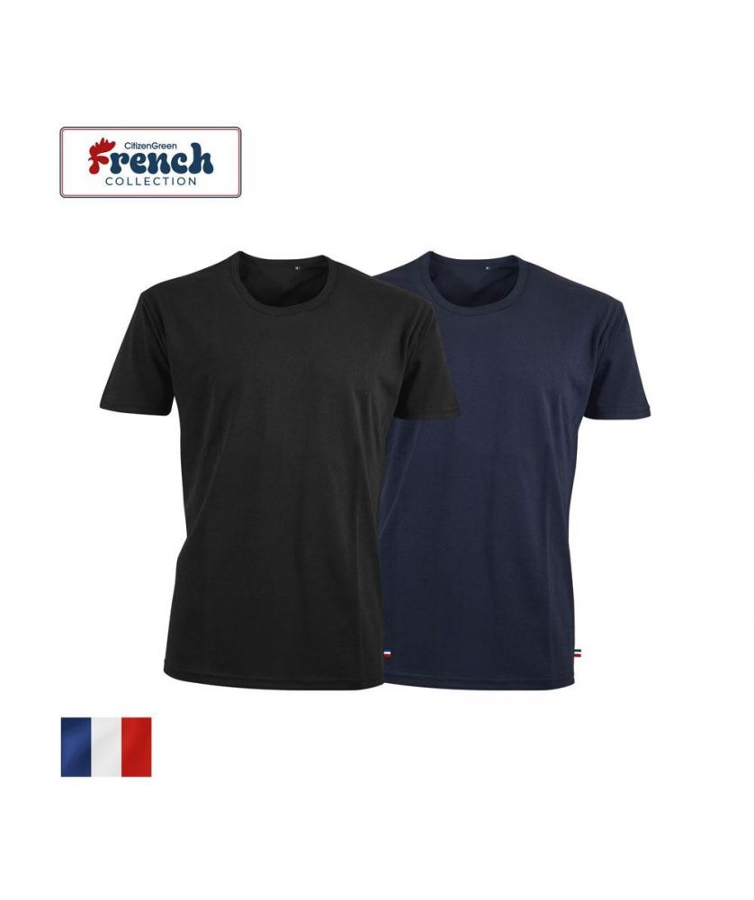 T shirt bio 160g achille personnalisé Made in France Printécom - Objets et Supports Publicitaires publicitaire