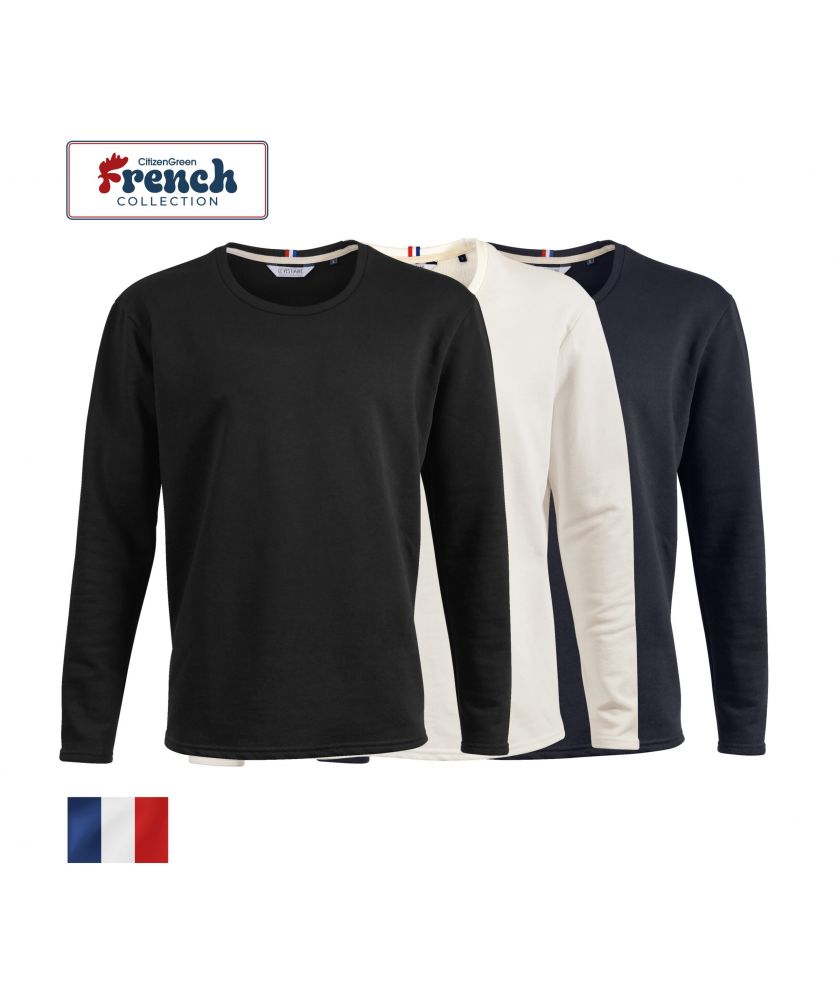 Sweat molleton 310g théo personnalisé Made in France