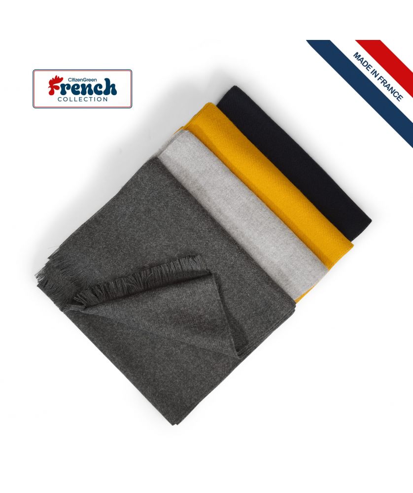 Echarpe à franges hibernal personnalisé Made in France Printécom - Objets et Supports Publicitaires publicitaire