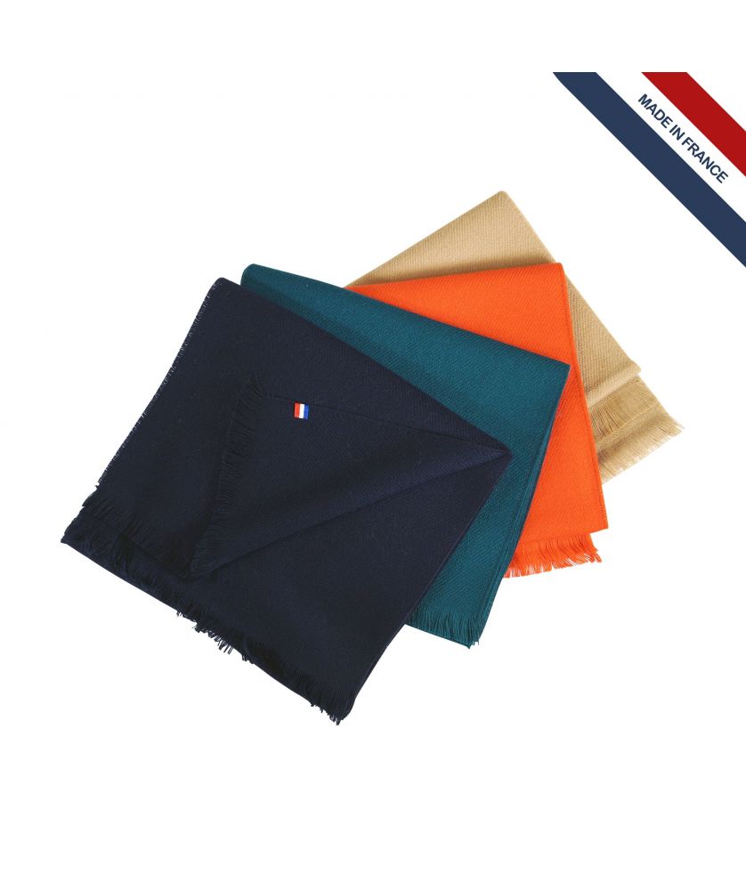 Echarpe frangée 280g personnalisé Made in France Printécom - Objets et Supports Publicitaires publicitaire