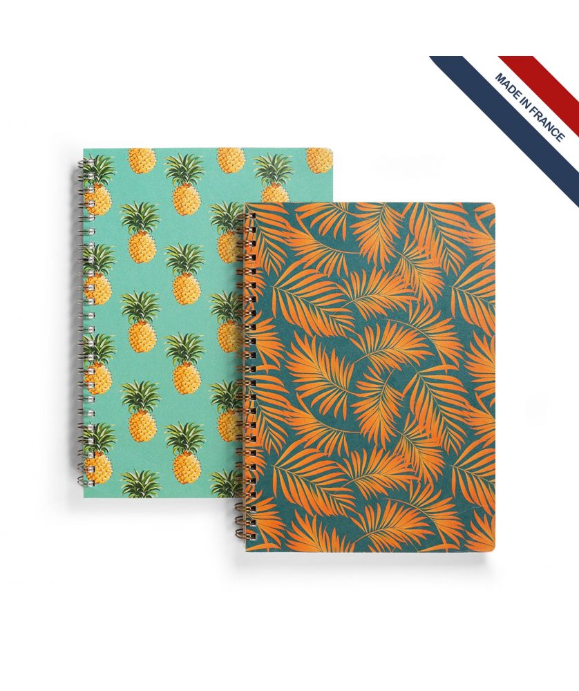 Cahier spirale couverture carton personnalisé Made in France Printécom - Objets et Supports Publicitaires publicitaire