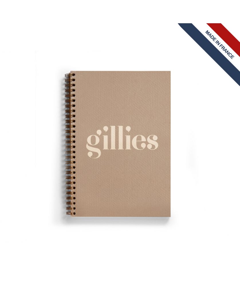 Cahier spirale couverture carton personnalisé Made in France Printécom - Objets et Supports Publicitaires publicitaire
