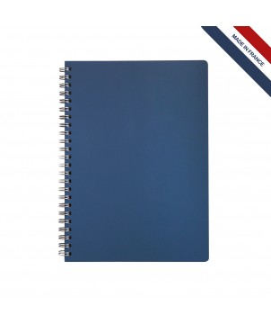 Cahier spirale en cuir régé.