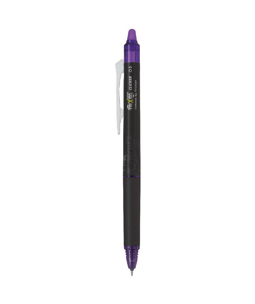 Stylo Frixion clicker et point clicker violet