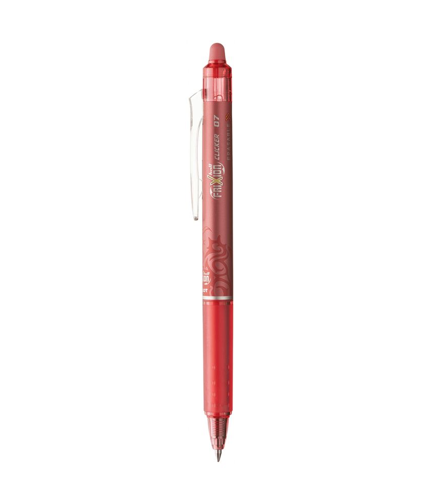 Stylo à encre effaçable FriXion Clicker personnalisé (rose corail) Écriture MIF publicitaire