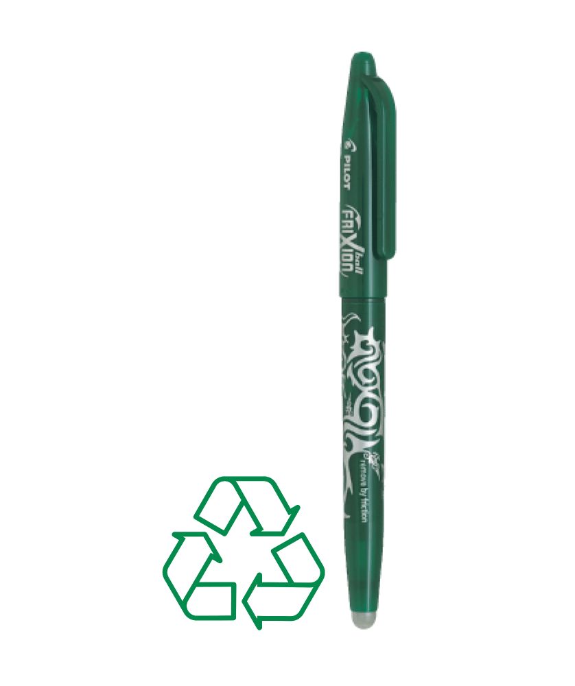 Stylo à encre effaçable FriXion personnalisé (vert) Écriture MIF publicitaire