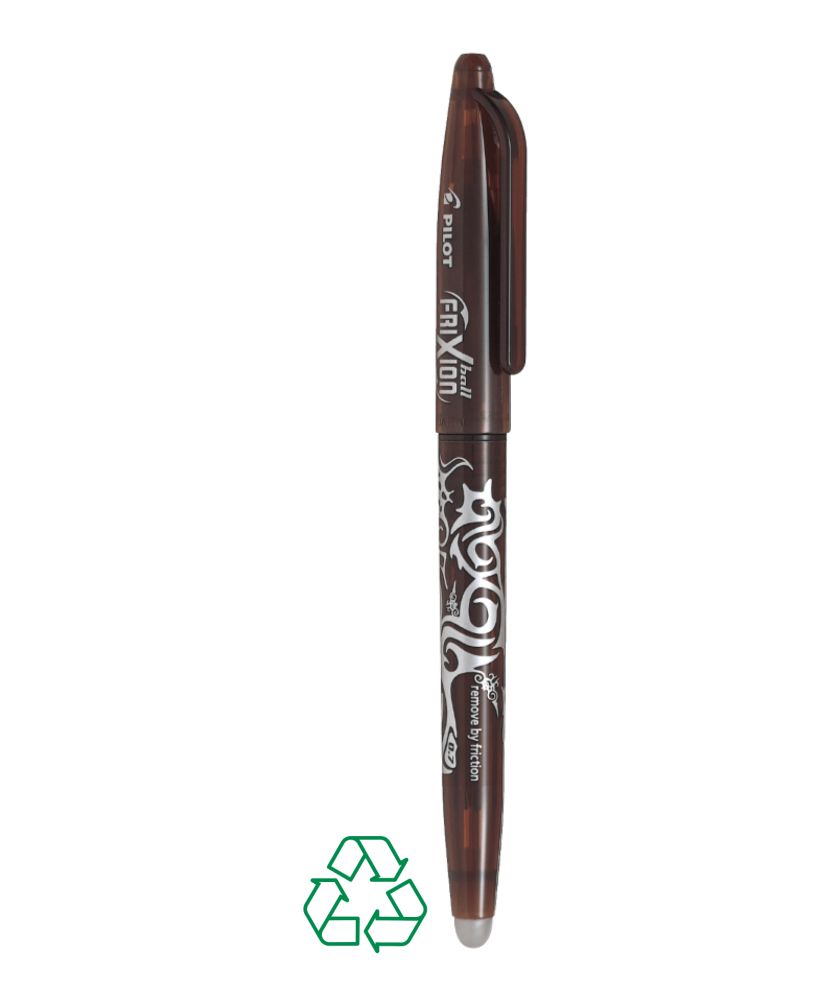 Stylo à encre effaçable FriXion personnalisé (marron) Écriture MIF publicitaire