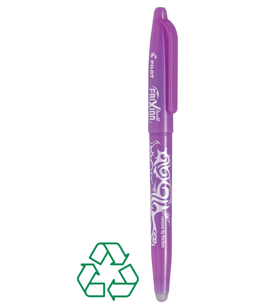 Stylo à encre effaçable FriXion personnalisé (mauve) Écriture MIF publicitaire