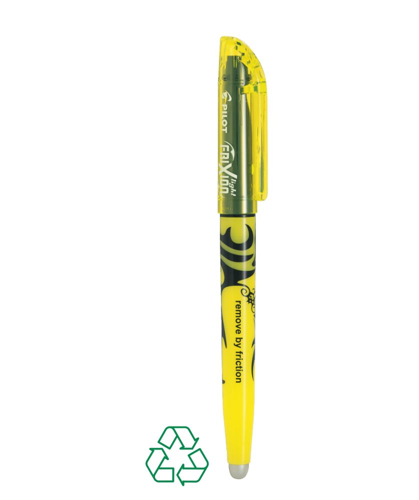 Surligneur effaçable FriXion Light personnalisé (jaune) Écriture MIF publicitaire