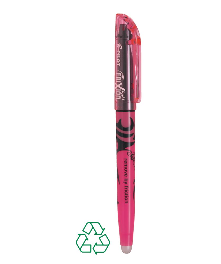Surligneur effaçable FriXion Light personnalisé (rose) Écriture MIF publicitaire