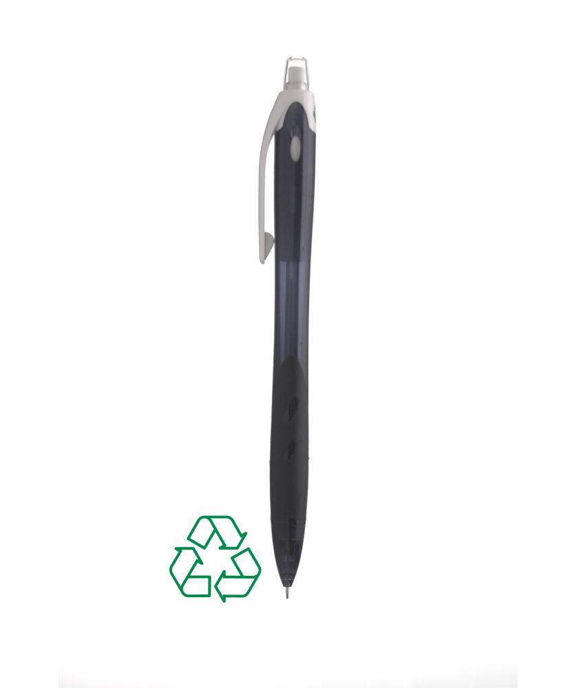 Stylo Rexgrip PM personnalisé (noir) Écriture MIF publicitaire