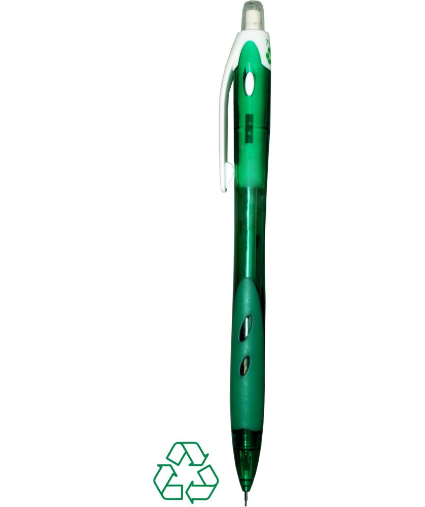 Stylo Rexgrip PM personnalisé (vert) Écriture MIF publicitaire