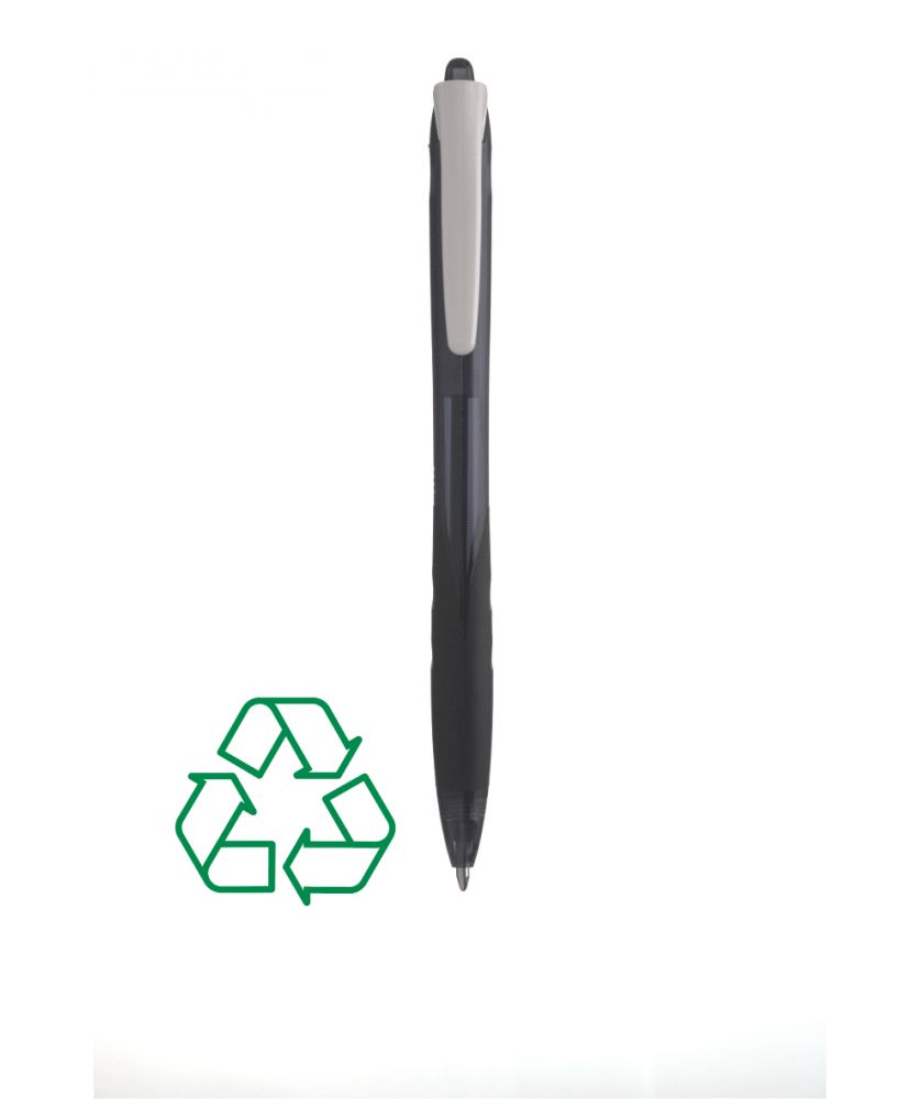 Stylo Rexgrip bille personnalisé (noir) Écriture MIF publicitaire