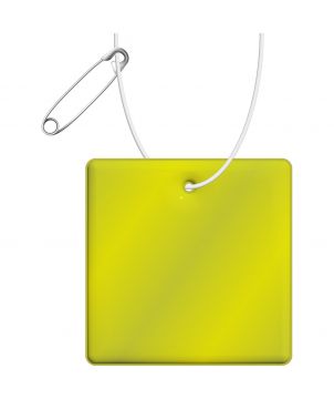 Attache réfléchissante à accrocher carrée personnalisée RFX H-16 Printécom - Objets et Supports Publicitaires publicitaire