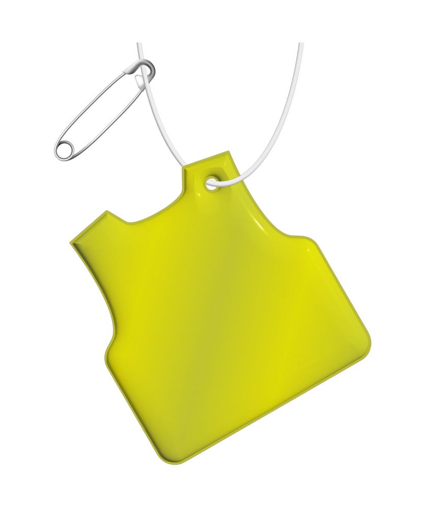 Attache réfléchissante à accrocher en forme de gilet personnalisée RFX H-16
