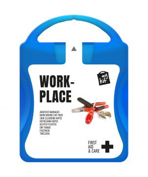 Kit de premiers secours lieu de travail personnalisé MyKit Printécom - Objets et Supports Publicitaires publicitaire
