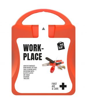 Kit de premiers secours lieu de travail personnalisé MyKit Kits de Premiers Secours publicitaire
