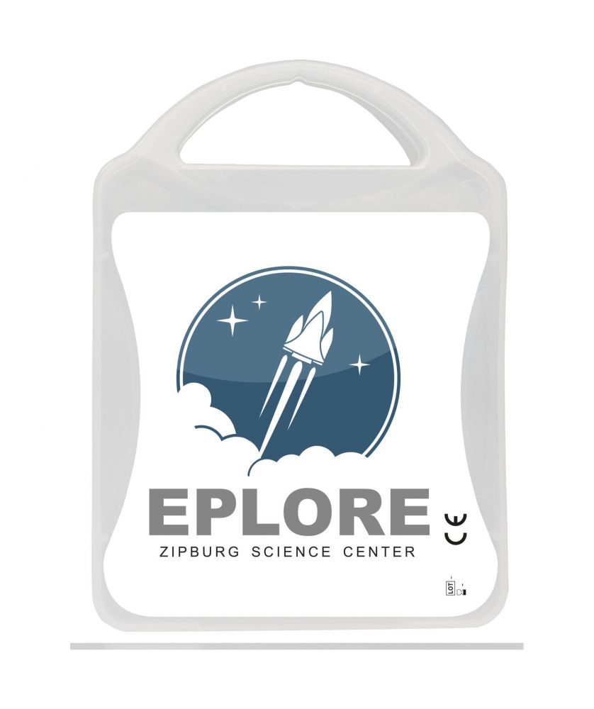 Kit de premiers secours voyage complet personnalisé MyKit Voyage Plus Printécom - Objets et Supports Publicitaires publicitaire