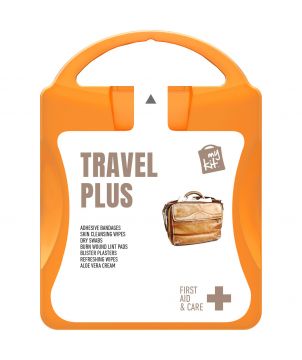 Kit de premiers secours voyage complet personnalisé MyKit Voyage Plus Printécom - Objets et Supports Publicitaires publicitaire