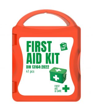 Kit de premiers secours voiture approuvé DIN personnalisé MyKit Printécom - Objets et Supports Publicitaires publicitaire