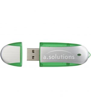 Clé USB ovale en plastique...