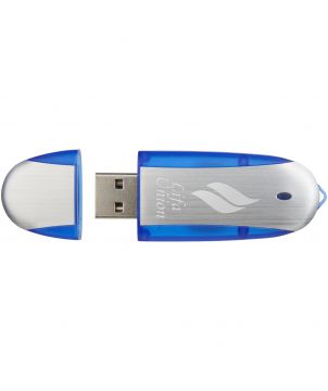 Clé USB ovale en plastique personnalisée Printécom - Objets et Supports Publicitaires publicitaire
