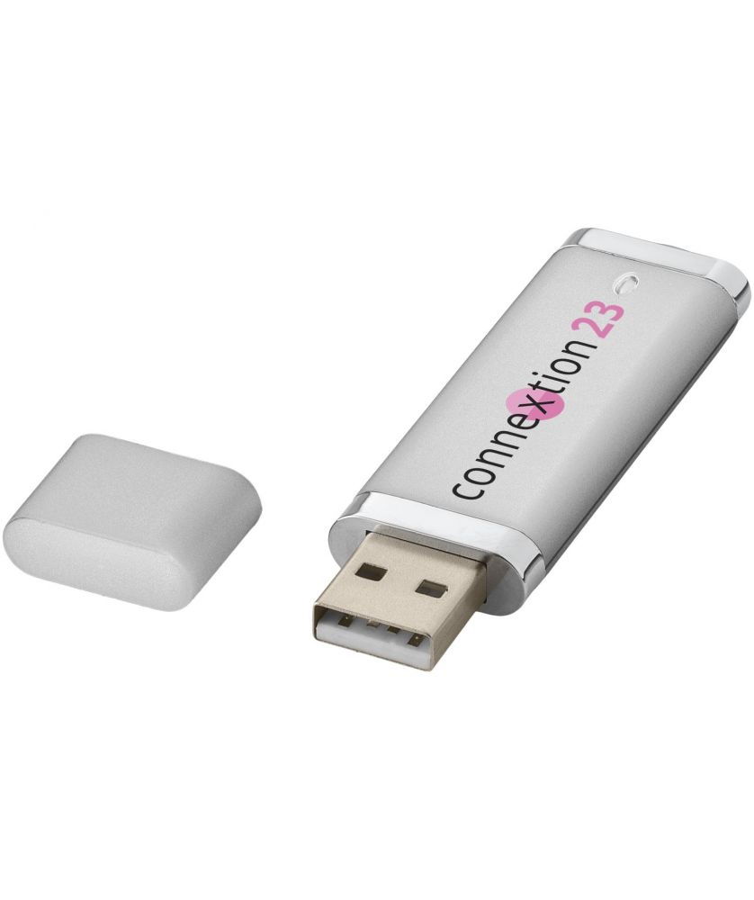 Clé USB plate au look tendance personnalisée Flat Printécom - Objets et Supports Publicitaires publicitaire
