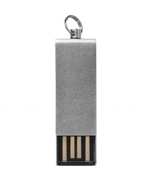 Mini clé USB rotative en aluminium personnalisée Printécom - Objets et Supports Publicitaires publicitaire