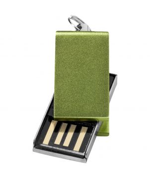 Mini clé USB rotative en aluminium personnalisée Printécom - Objets et Supports Publicitaires publicitaire