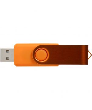 Clé USB rotative métallisée personnalisée Rotate Printécom - Objets et Supports Publicitaires publicitaire