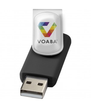 Printécom - Objets et Supports Publicitaires - Clé USB rotative avec doming | PRINTECOM