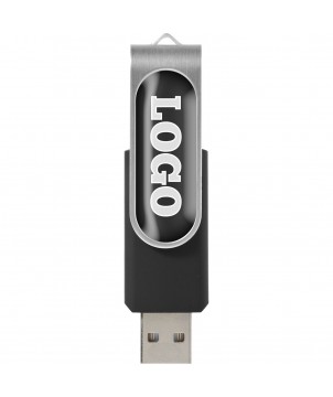 Printécom - Objets et Supports Publicitaires - Clé USB rotative avec doming | PRINTECOM