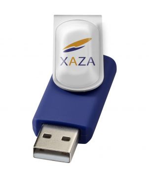 Clé USB rotative avec doming personnalisée Rotate Printécom - Objets et Supports Publicitaires publicitaire