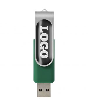 Clé USB rotative avec doming personnalisée Rotate Printécom - Objets et Supports Publicitaires publicitaire