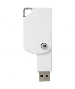 Clé USB pivotante carrée personnalisée Printécom - Objets et Supports Publicitaires publicitaire