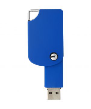 Clé USB pivotante carrée personnalisée Printécom - Objets et Supports Publicitaires publicitaire