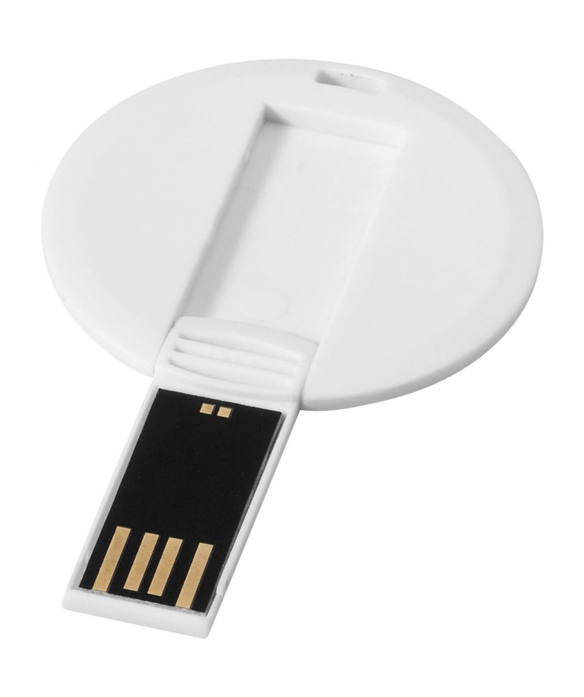 Clé USB en forme de jeton rond personnalisée Printécom - Objets et Supports Publicitaires publicitaire