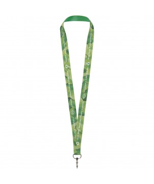 Printécom - Objets et Supports Publicitaires - Lanyard Lana en PET recyclé sublimation | PRINTECOM